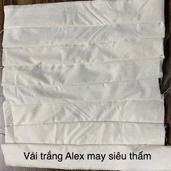 VẢI LAU TRẮNG MAY NỐI THẤM HÚT CỰC TỐT HMVL-32